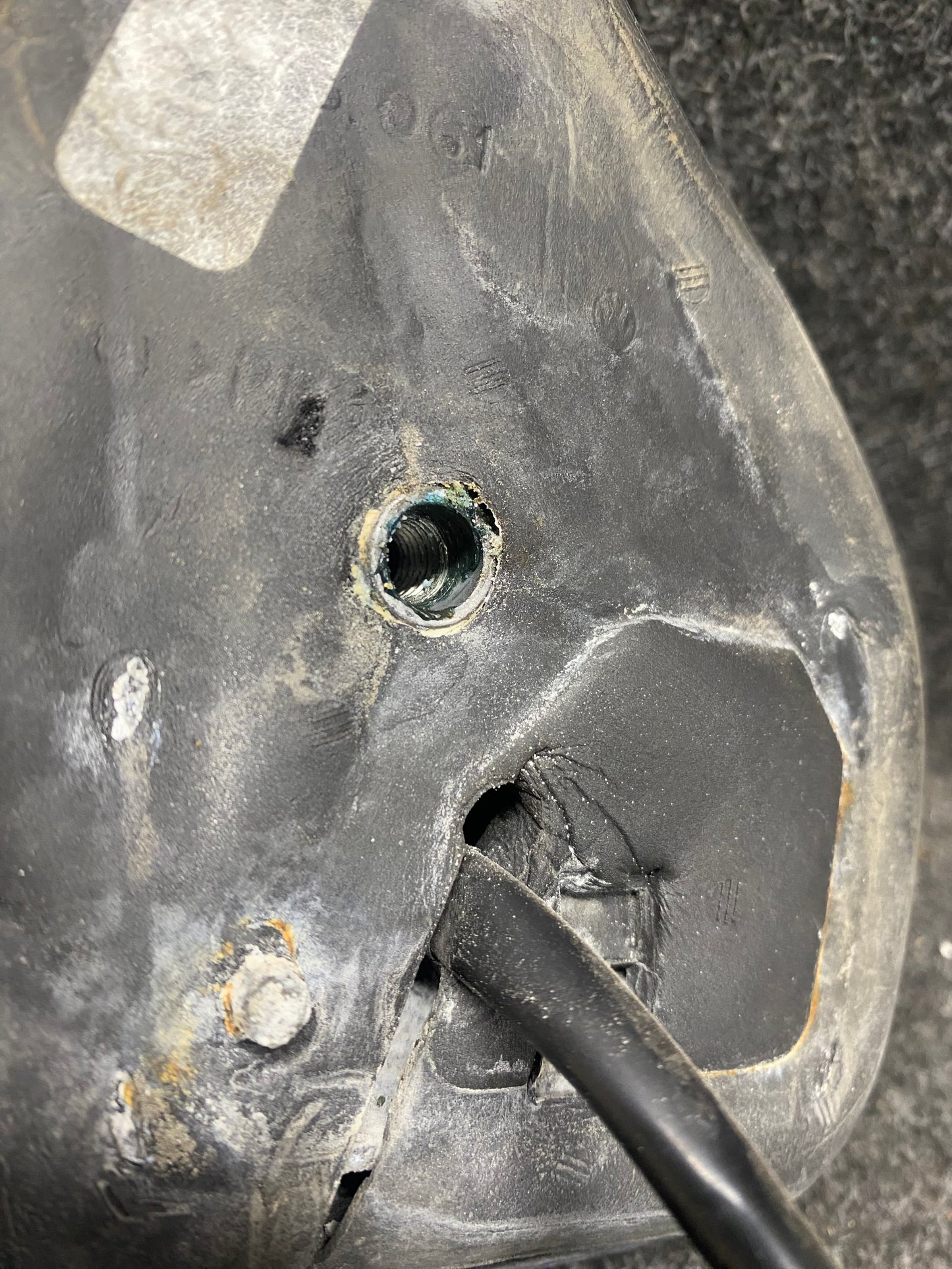MK4 OEM Driver Side Mirror (Platinum Grey)