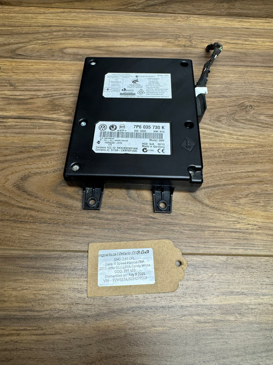 MK6 2013 Jetta GLI Bluetooth Control Module 7P6035730 K