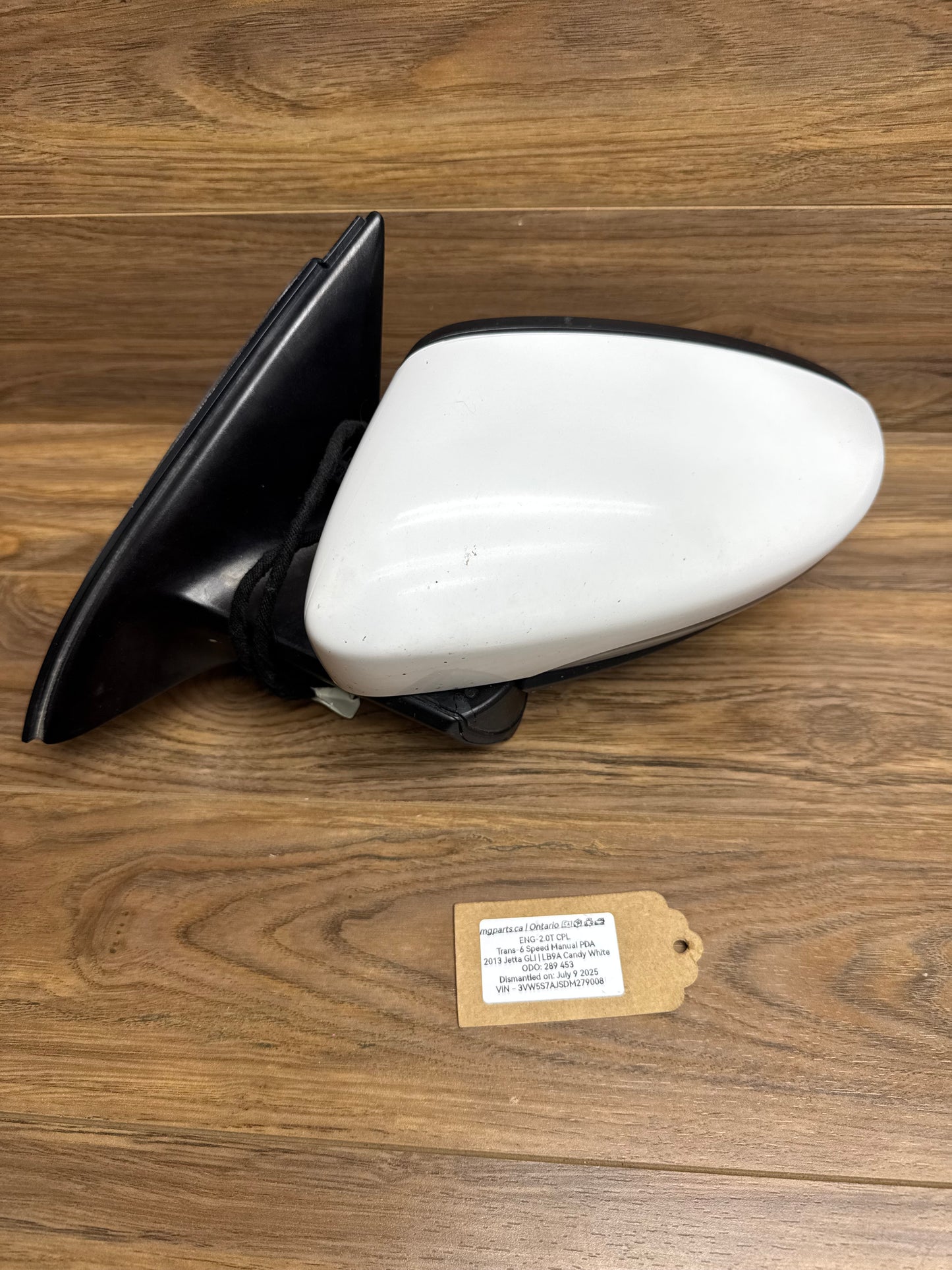 MK6 2013 Jetta GLI Drivers Left Mirror Assembly