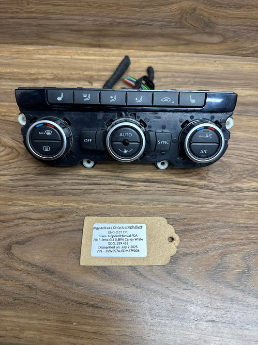 MK6 2013 Jetta GLI H-Vac Climatronic Control Module