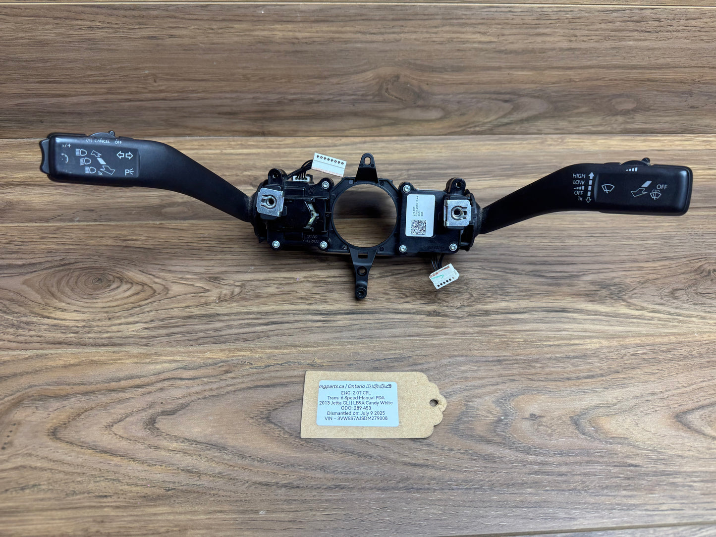 MK6 2013 Jetta GLI Steering Column Multifunction Switch / Stalk 1K5953502K