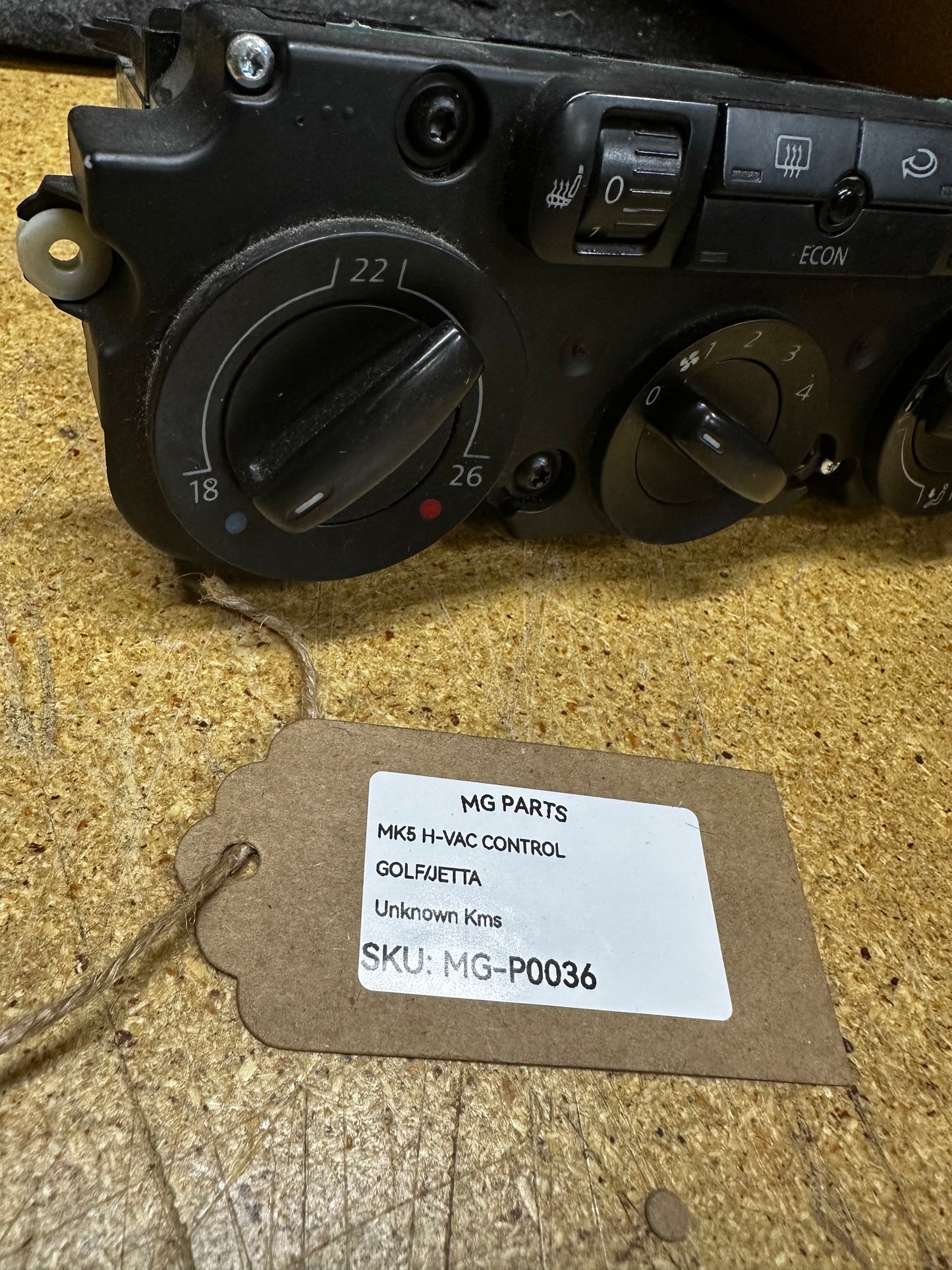 MK5 HVAC Control Unit