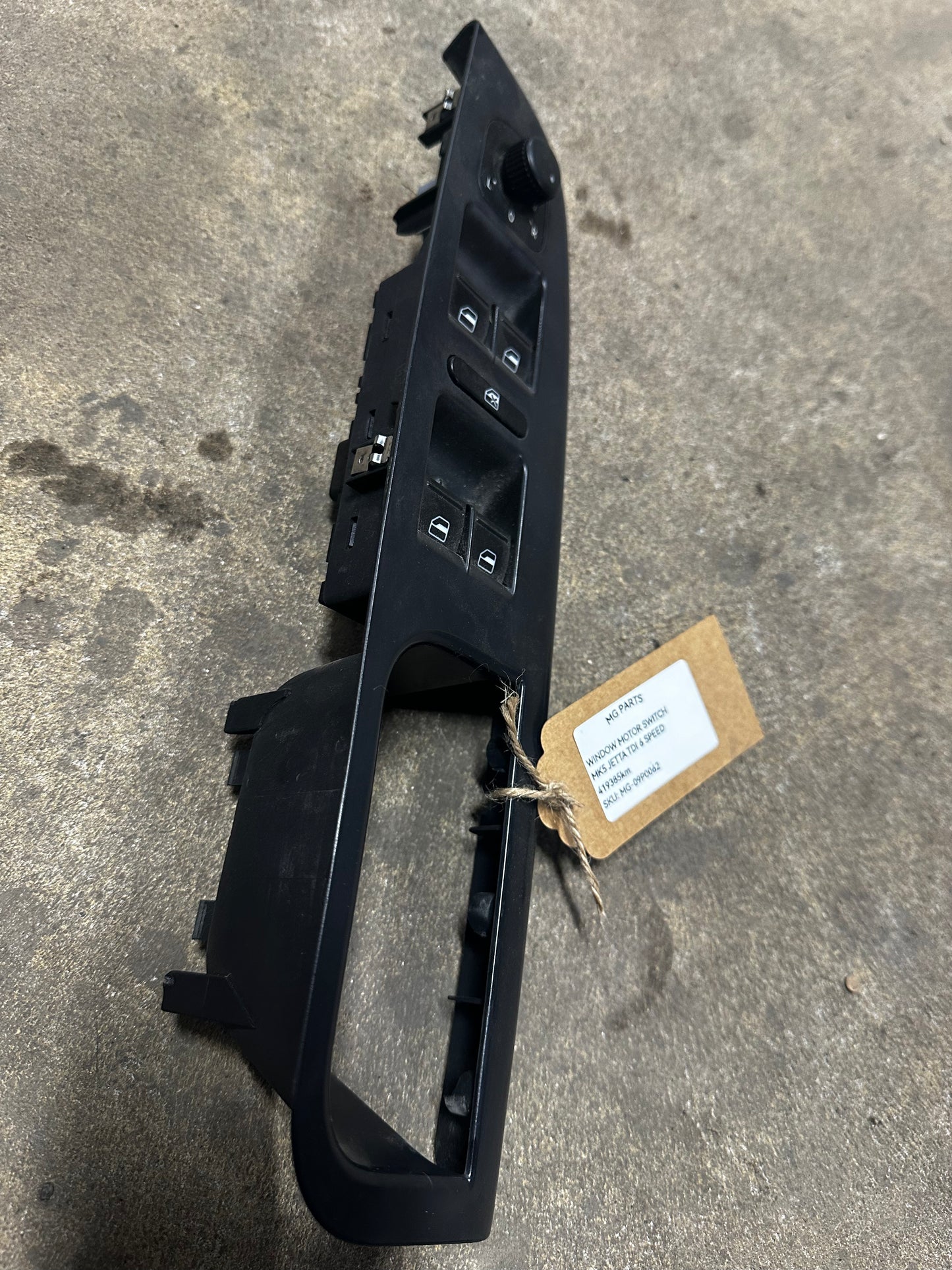 MK5 Window Motor Switch (Driver Door)