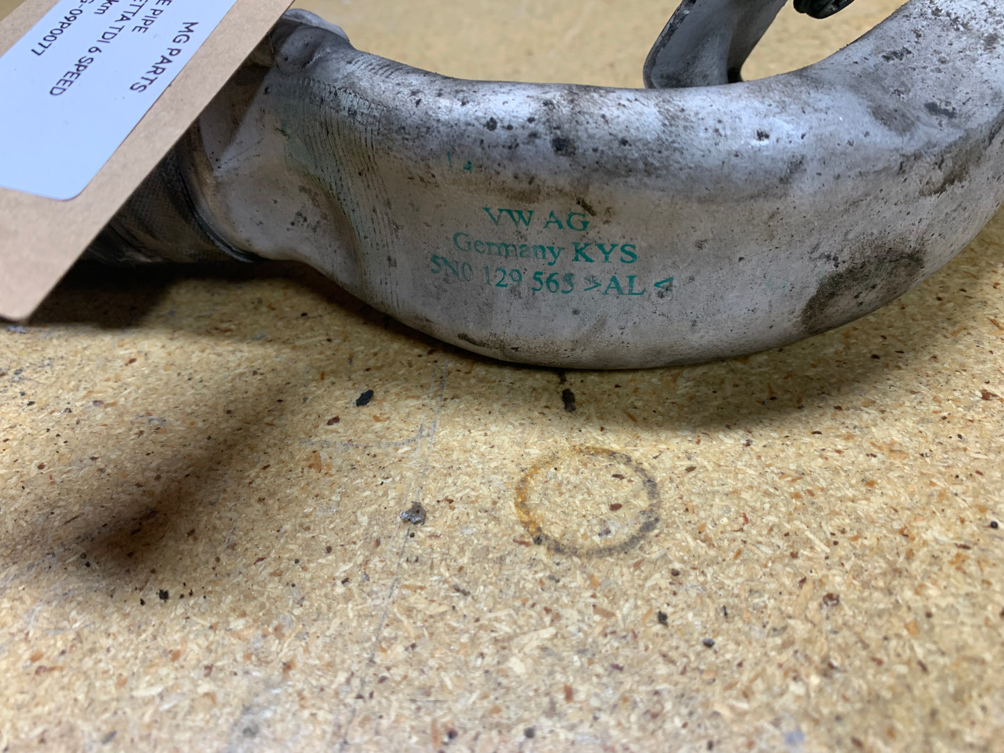 MK5 TDI Intake Pipe