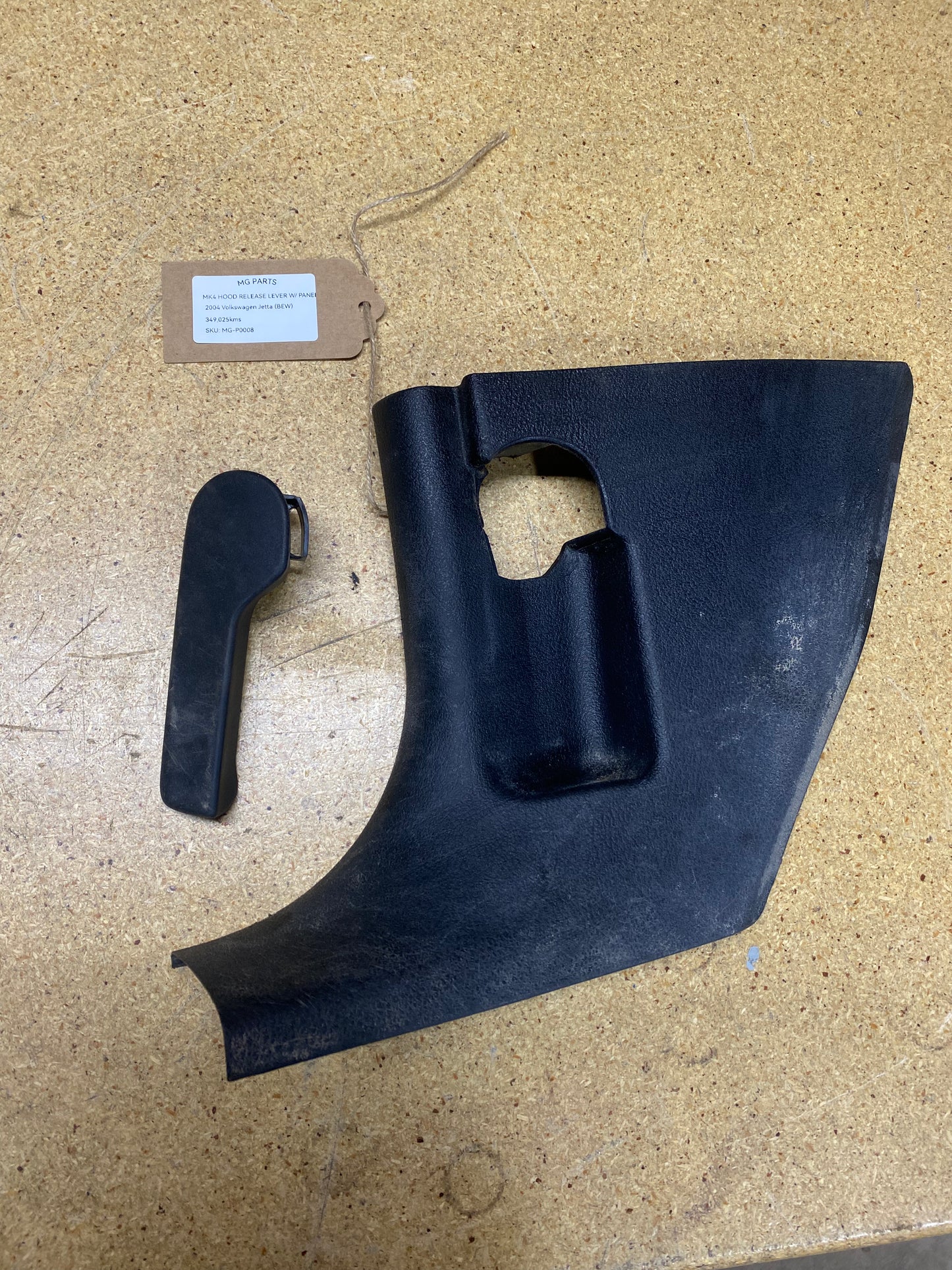 MK4 OEM Hood Release Lever + Panel