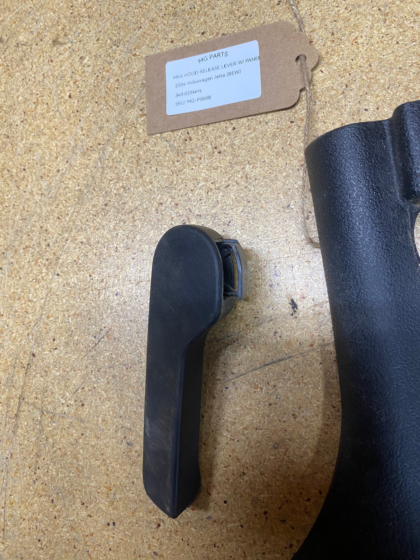 MK4 OEM Hood Release Lever + Panel