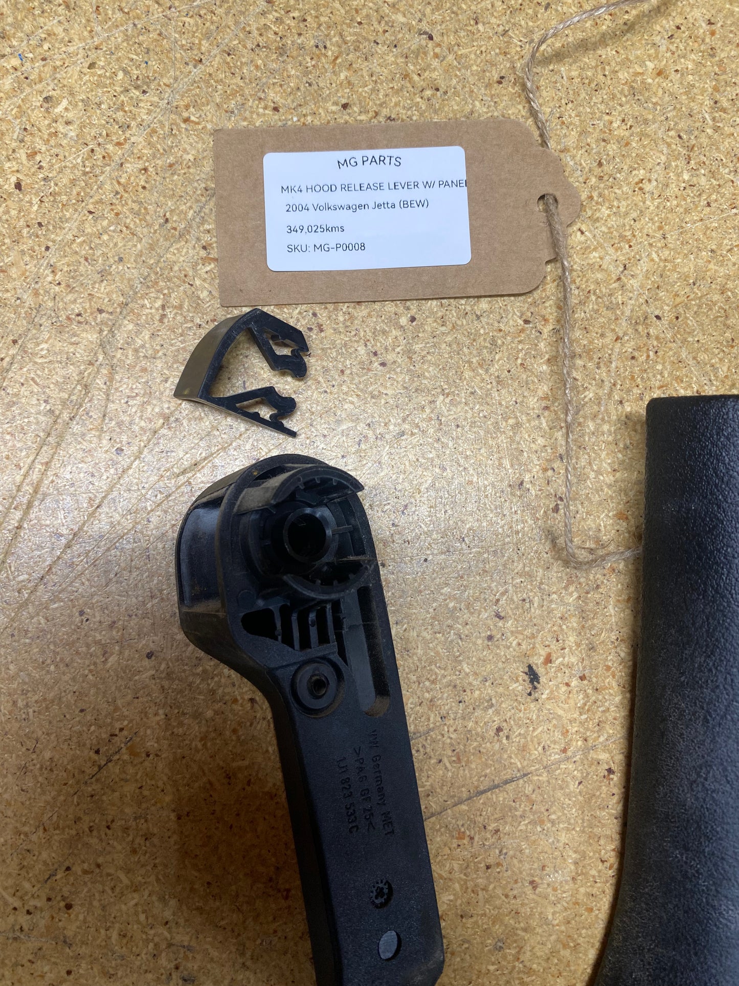 MK4 OEM Hood Release Lever + Panel