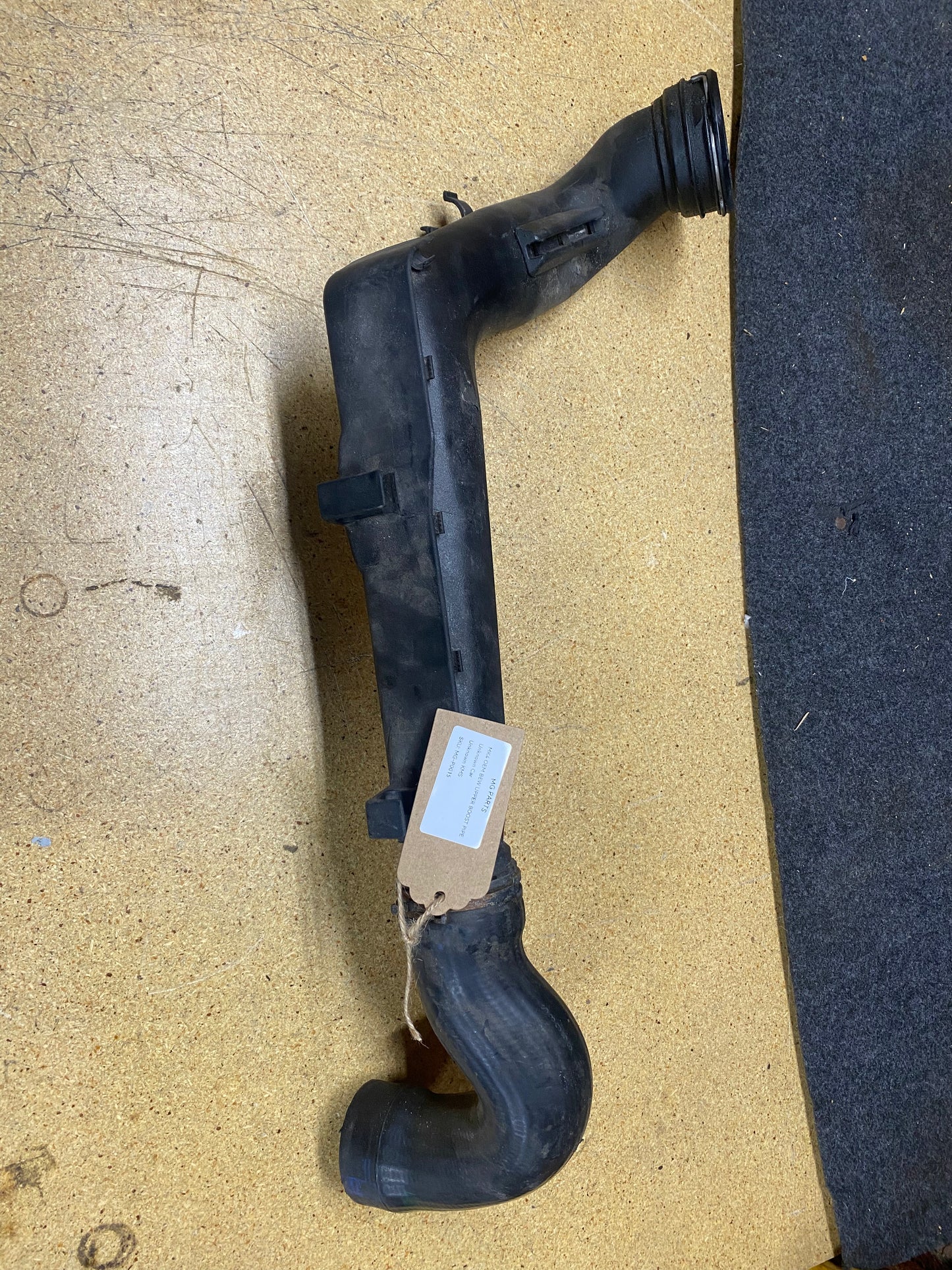 MK4 OEM Upper Boost Pipe w/ 90 Elbow Hose (BEW)