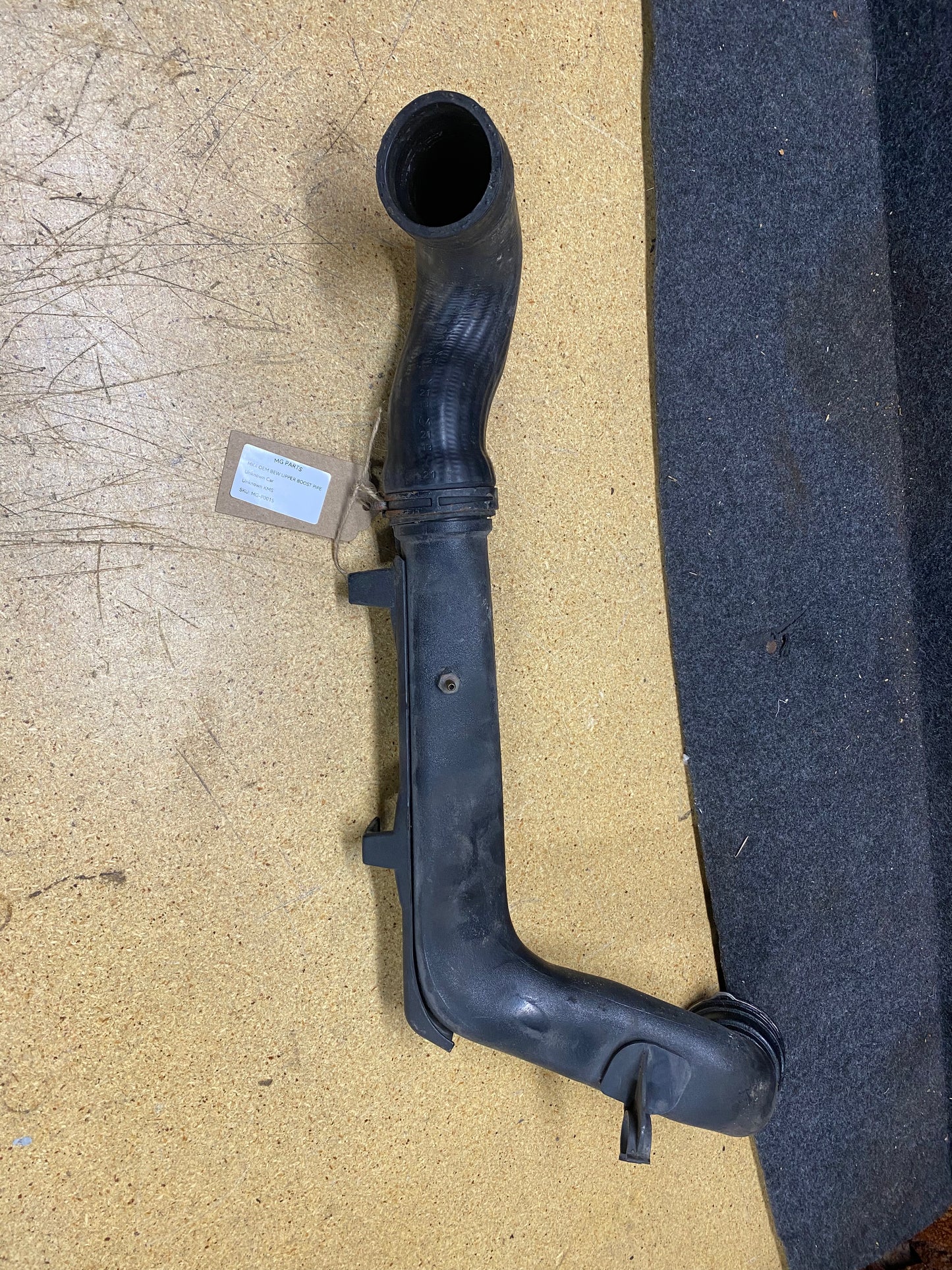 MK4 OEM Upper Boost Pipe w/ 90 Elbow Hose (BEW)